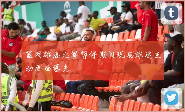 篮网雄鹿比赛暂停期间现场球迷互动画面曝光